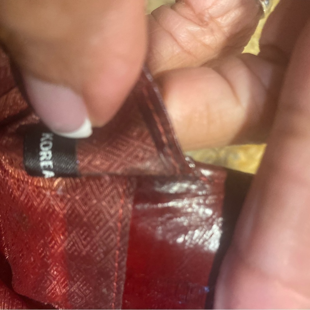 Vintage Eel skin leather clutch bag - Picture 7 of 11